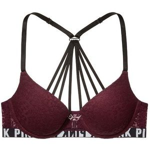 Victoria’s Secret PINK Leopard Print Strappy Bra